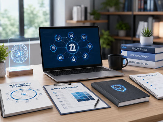 AIGP exam preparation workspace showing AI lifecycle governance, model risk controls and responsible AI oversight