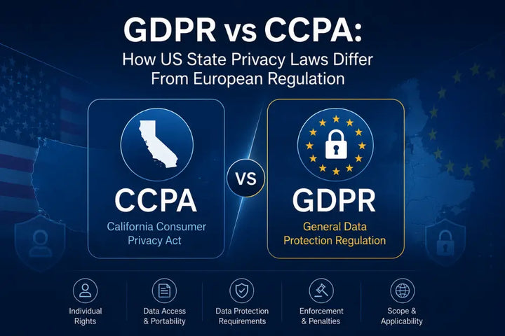 GDPR vs CCPA: How US State Privacy Laws Differ from European Regulation