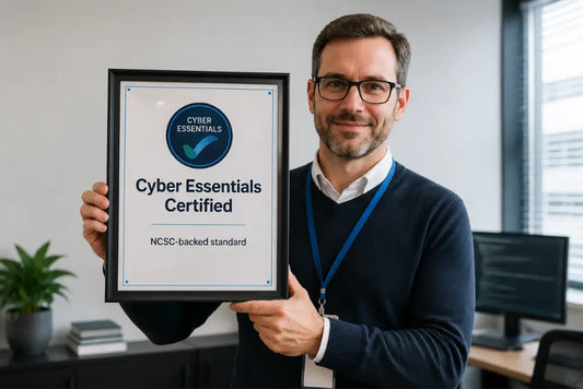 Cyber Essentials certification guide for UK businesses with NCSC-backed cybersecurity standard certificate