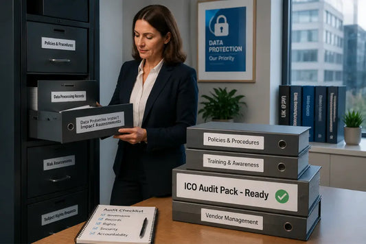 GDPR audit readiness for UK organisations with compliance records, DPIAs and ICO review preparation documents