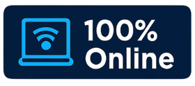 100% online
